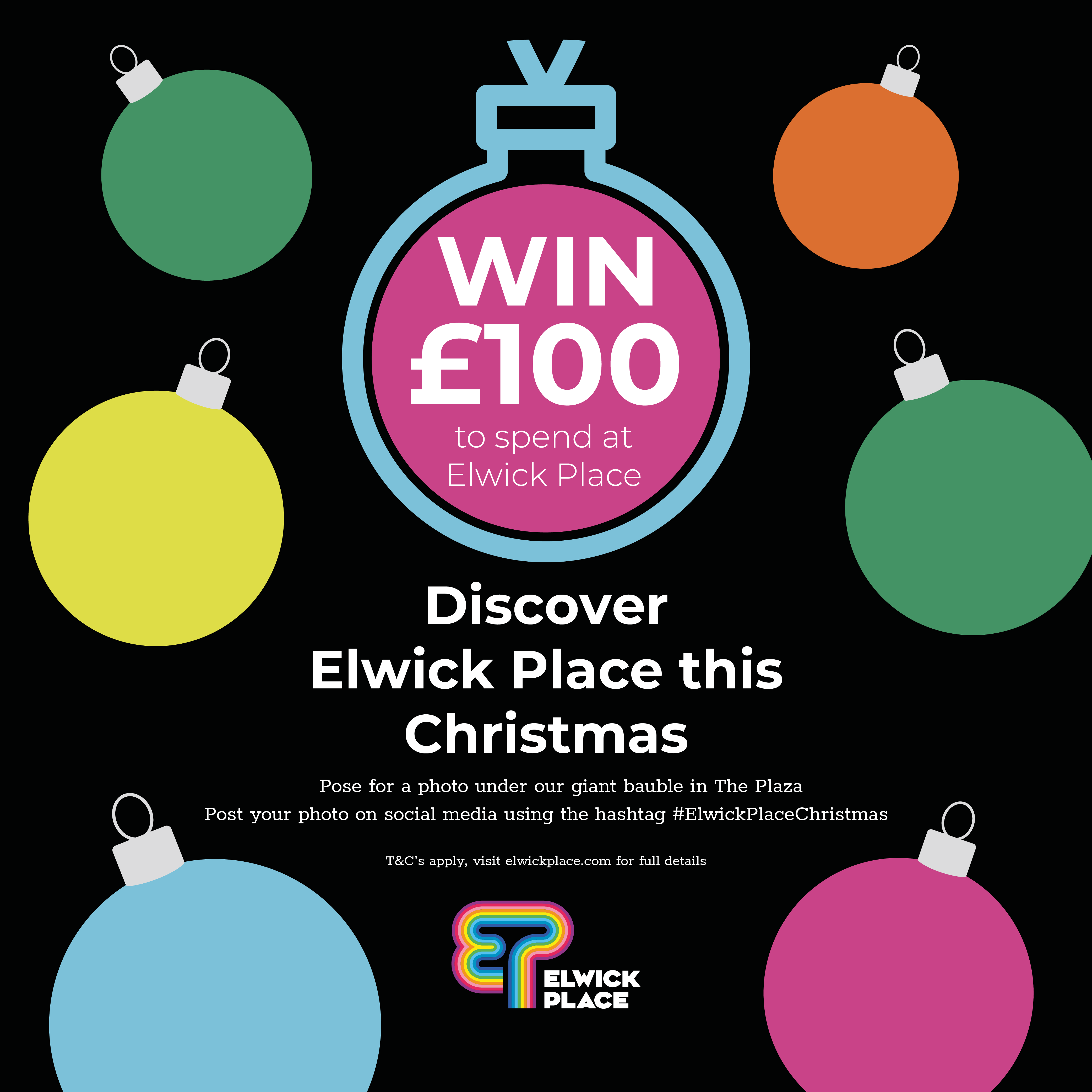 PAST COMPETITION -WIN £100 to spend at Elwick Place